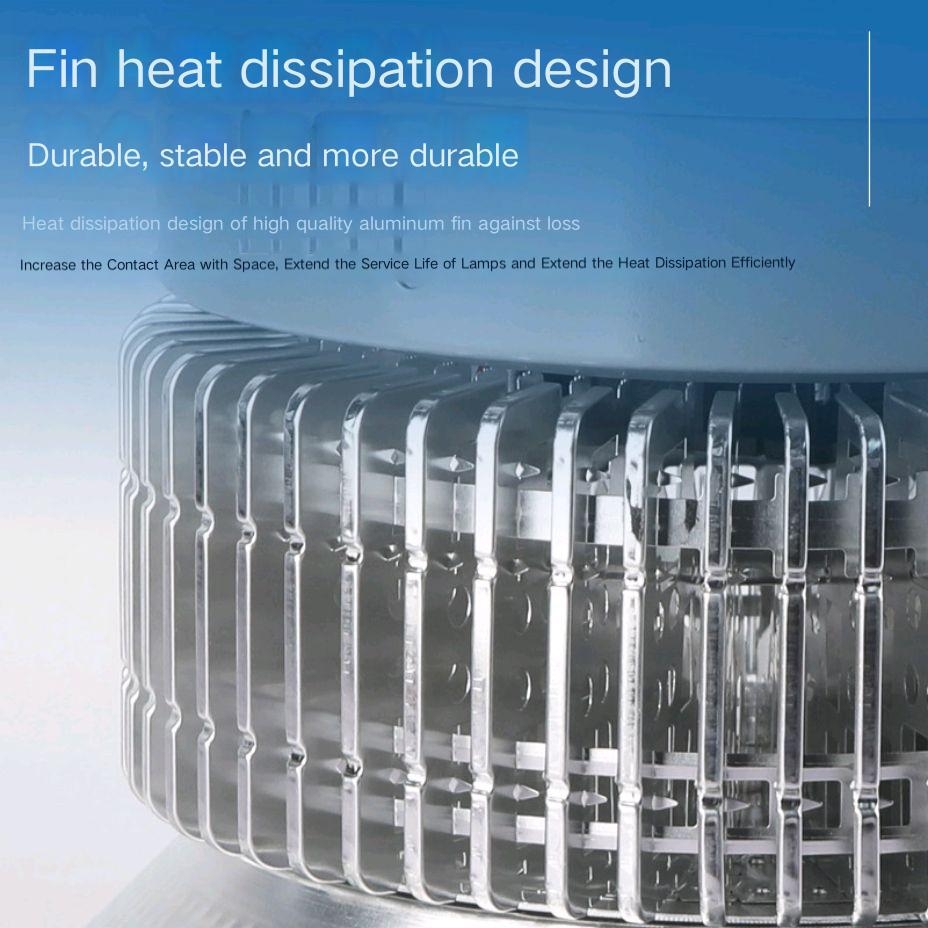 150W LED fin, high bay lamp, warehouse workshop engineering lighting, super bright, full power stadium ceiling light