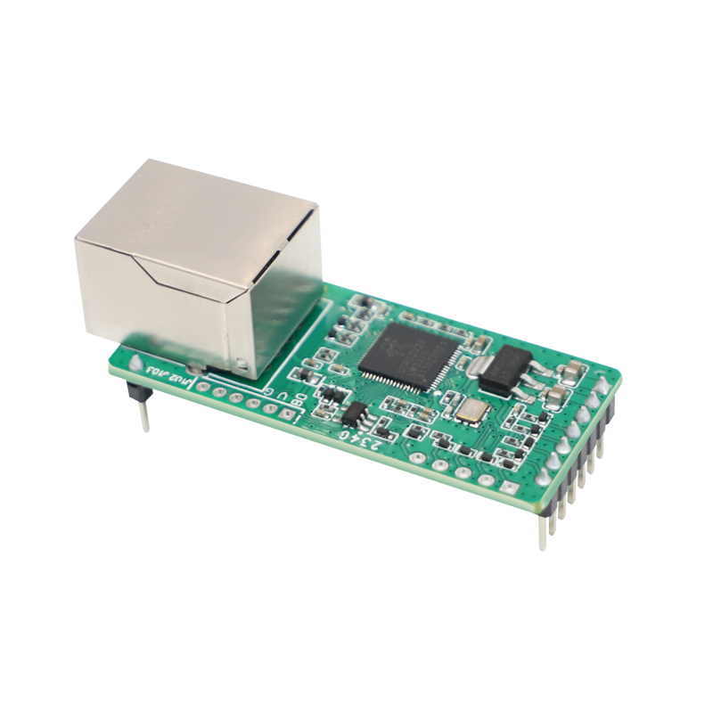 Low-cost serial-to-Ethernet module