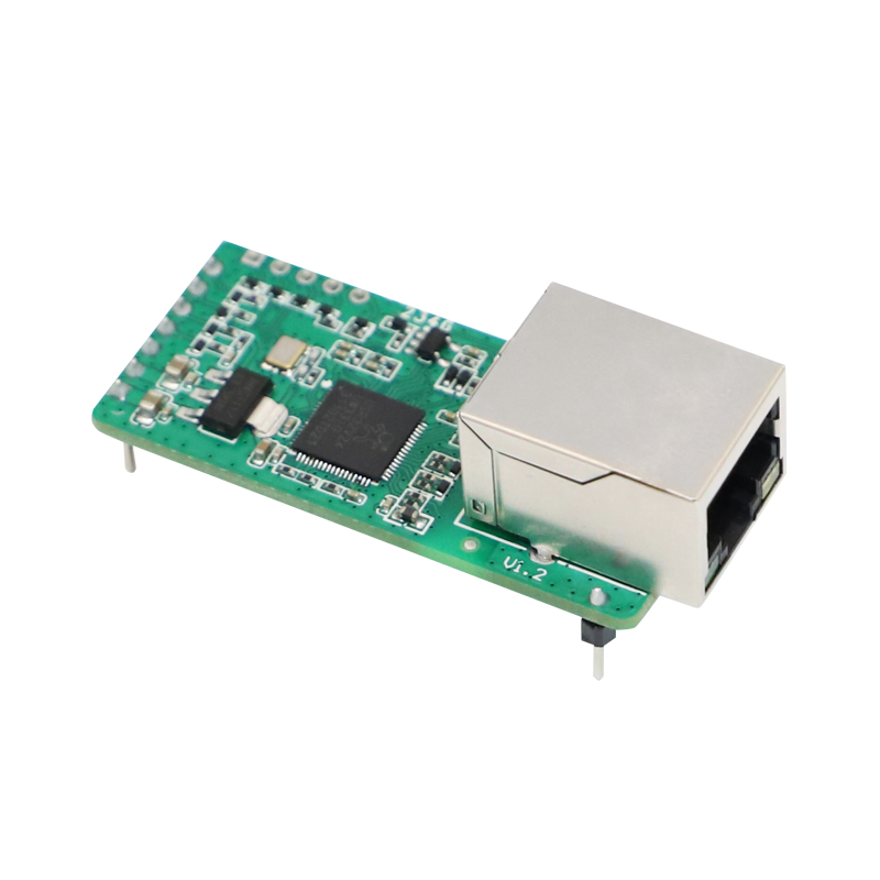 Low-cost serial-to-Ethernet module