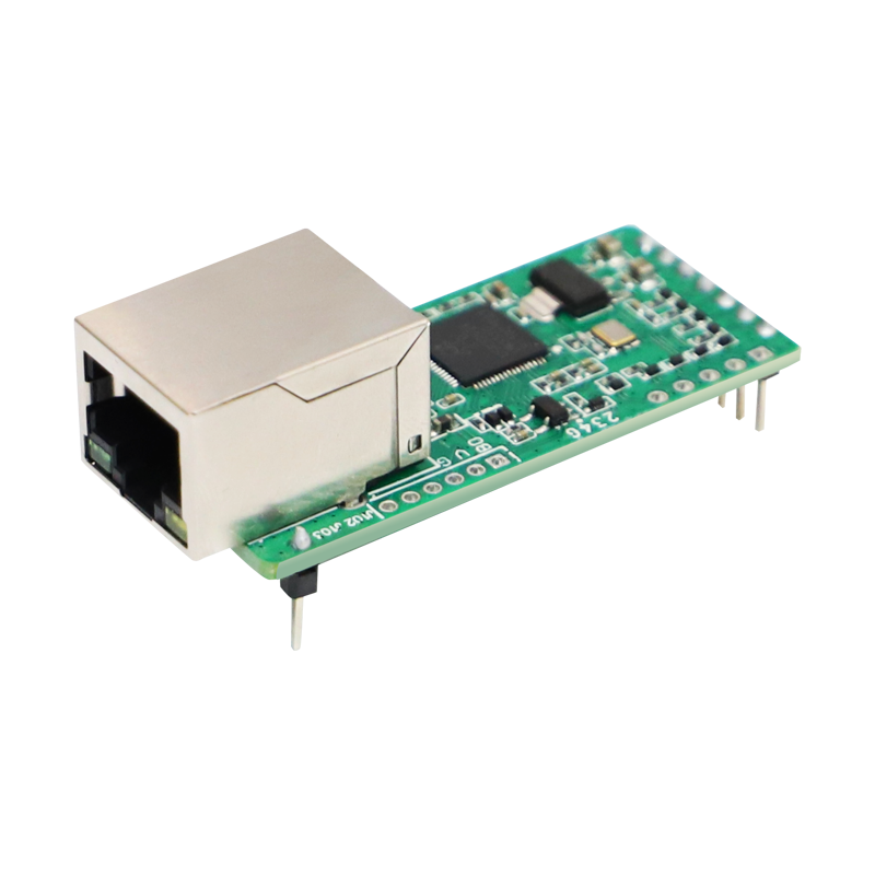 Low-cost serial-to-Ethernet module