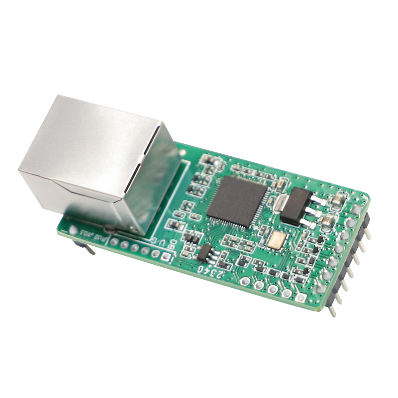 Low-cost serial-to-Ethernet module
