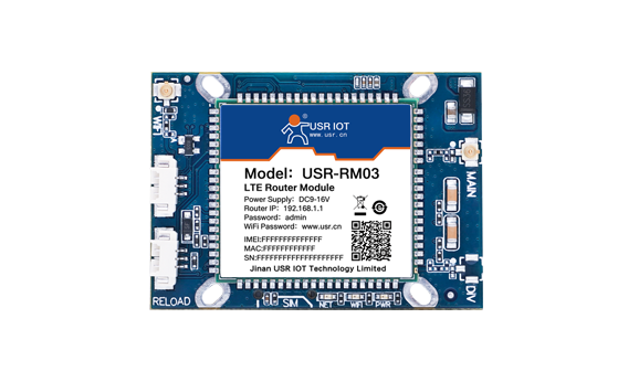 Dual-network port 4G wireless router module