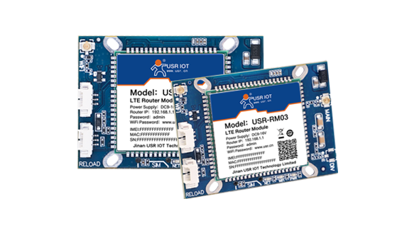 Dual-network port 4G wireless router module