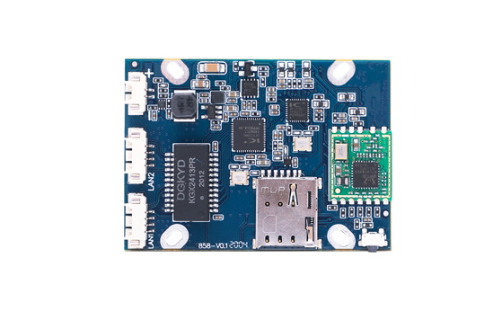 Dual-network port 4G wireless router module