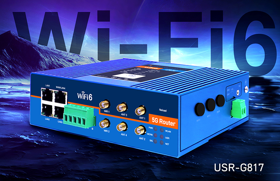 5G+WiFi6 industrial router