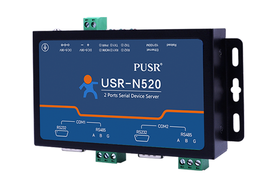 RS-232/485 serial devices to the TCP/IP network