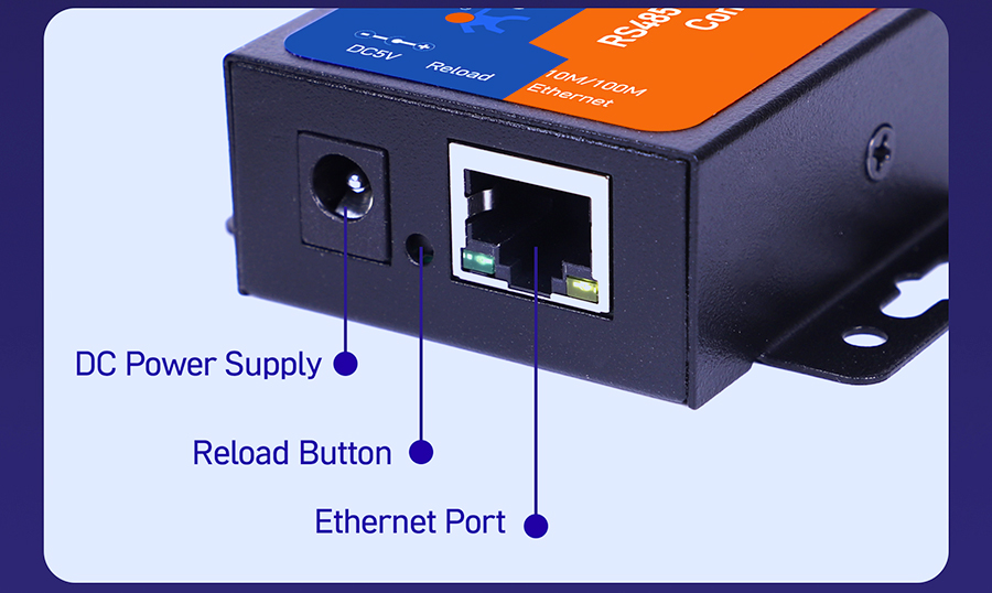 1-port RS485 to Ethernet