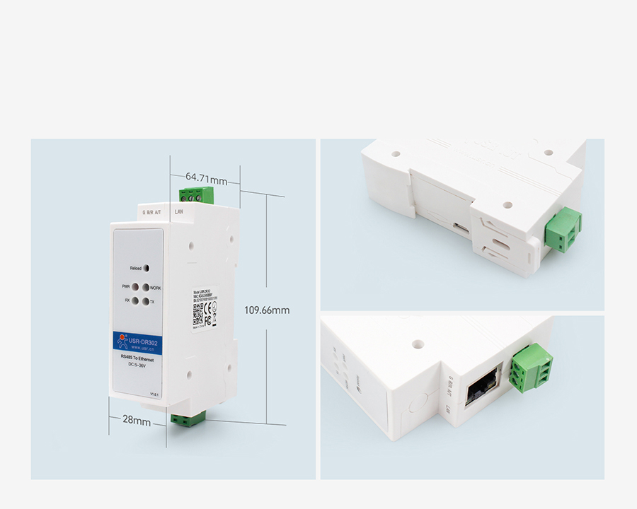 Ethernet serial port server RS232 to Ethernet