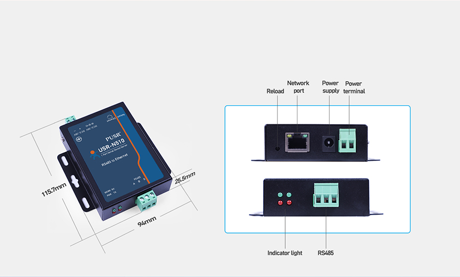 Single serial server