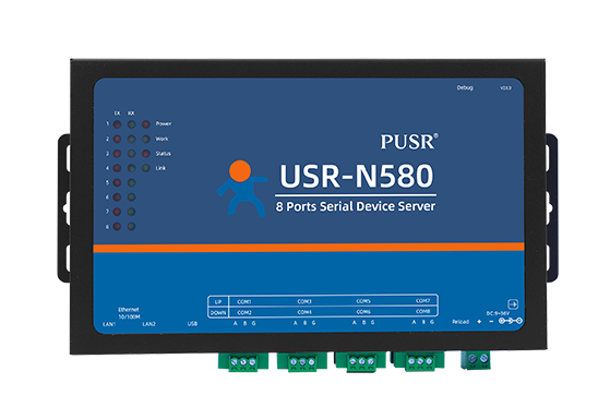 RS485 Eight ports serial server