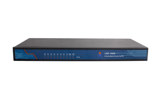 Eight serial servers