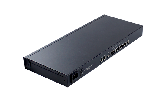 Eight serial servers