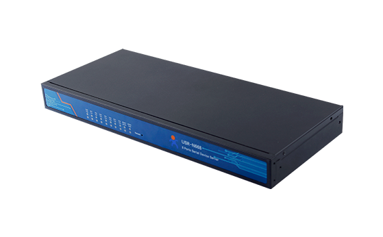 Eight serial servers