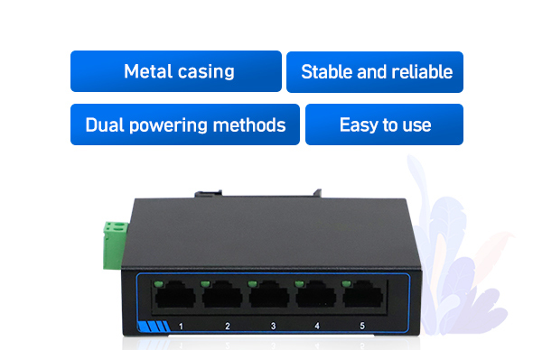 5-port 100M Ethernet switch