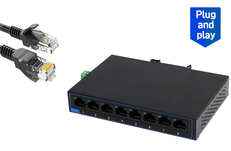 8-port 100M Ethernet Switch