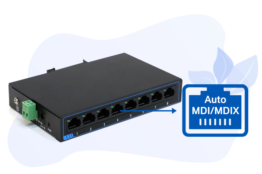 8-port 100M Ethernet Switch