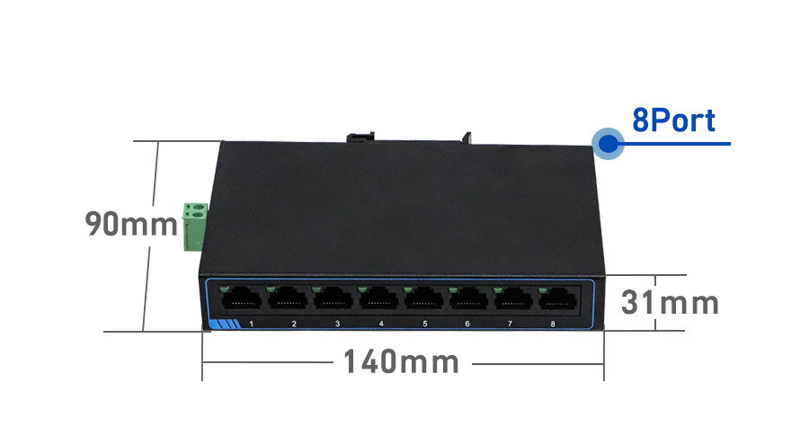 8-port 100M Ethernet Switch