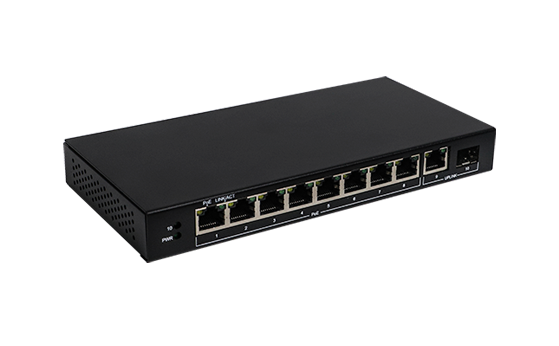 10-Port gigabit PoE switch