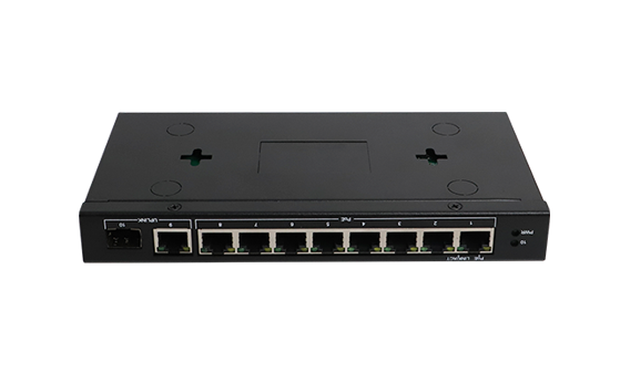 10-Port gigabit PoE switch