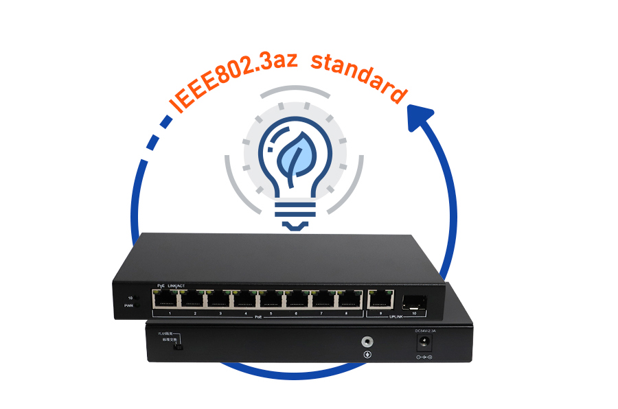 10-Port gigabit PoE switch