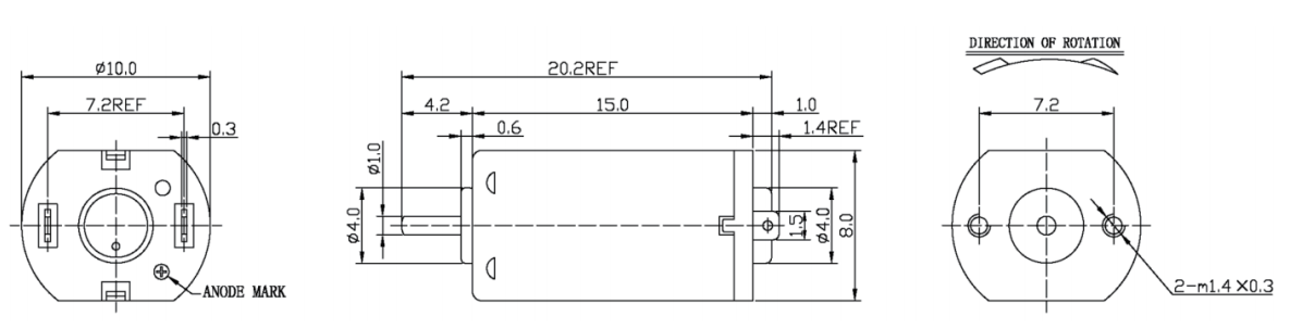 Precious metal-brush motors