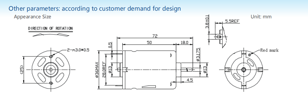Carbon-brush motors
