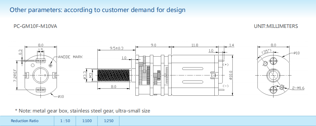 Gear-box motors