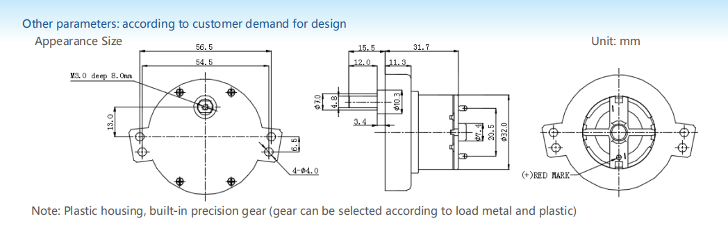 Gear-box motors