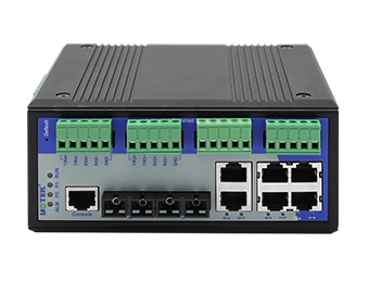 OTEK UT-65208F Series Managed Industrial Ethernet Switch with Serial Ports