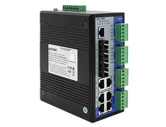 OTEK UT-65208F Series Managed Industrial Ethernet Switch with Serial Ports