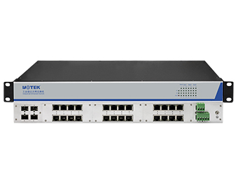 UOTEK 24+4G Rackmount 10/100M Unmanaged Industrial Ethernet Switch