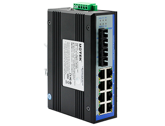 UOTEK 10-Port Full Gigabit Managed Ethernet Switch