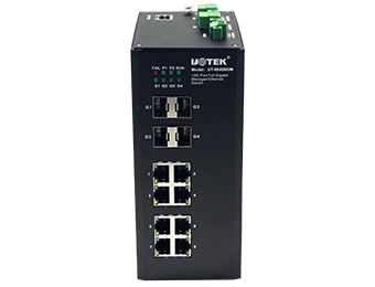 UOTEK 8G+4G Full Gigabit Managed Ethernet Switch