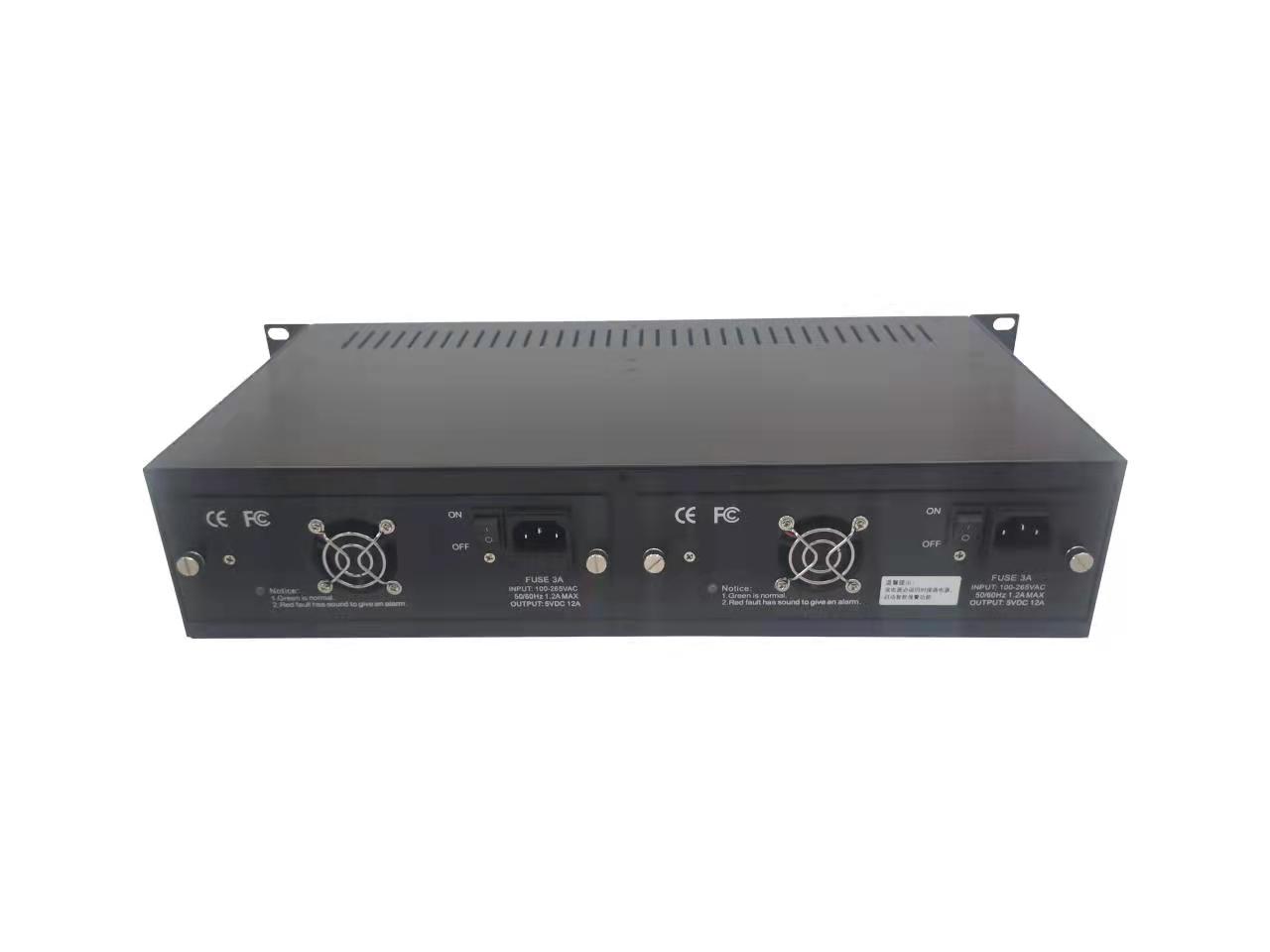 UOTEK UT-N602U14DP 14-slot Fiber Optic Transceiver Rack