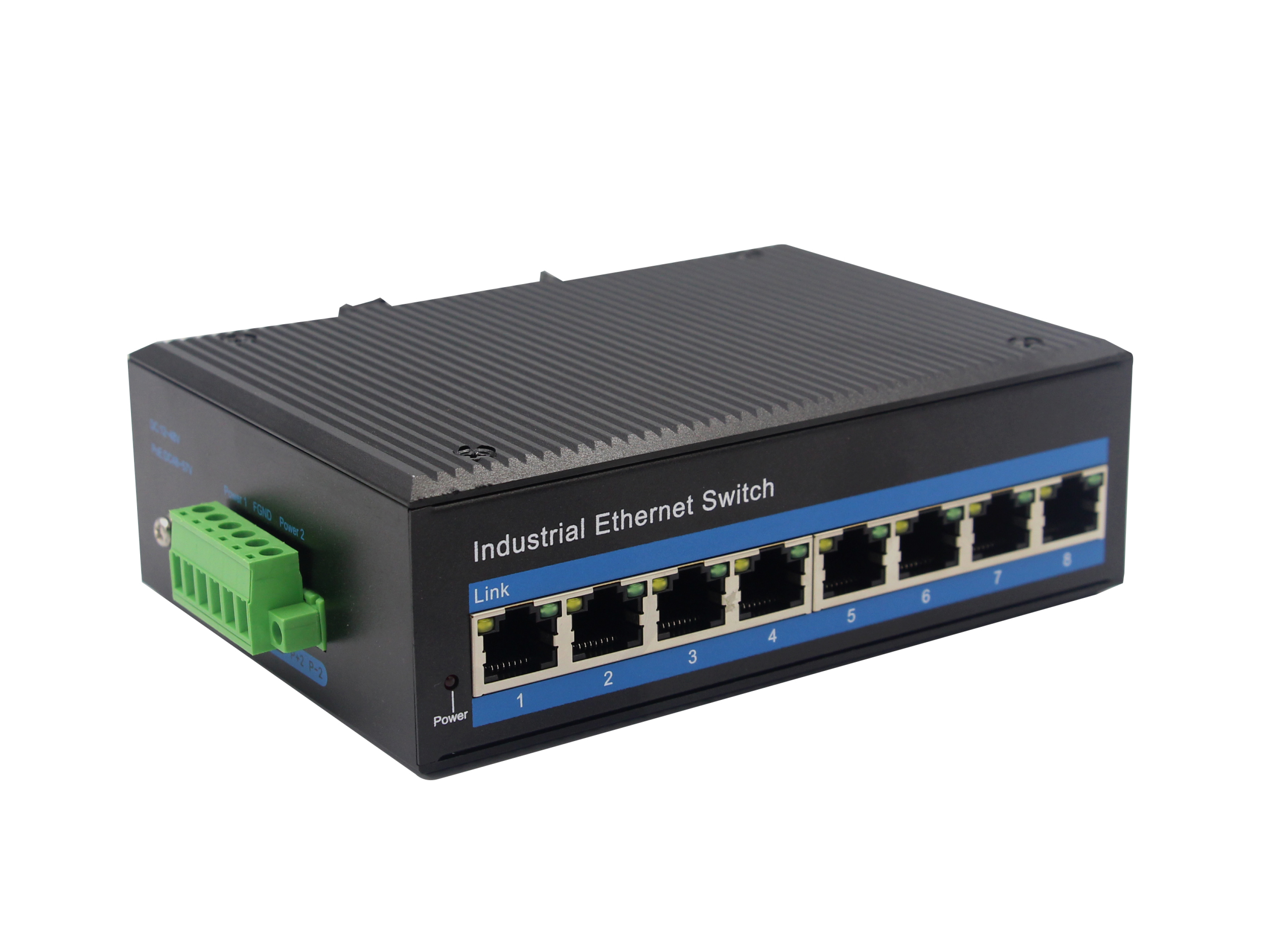 Unmanaged 8-port Industrial Ethernet POE Switch