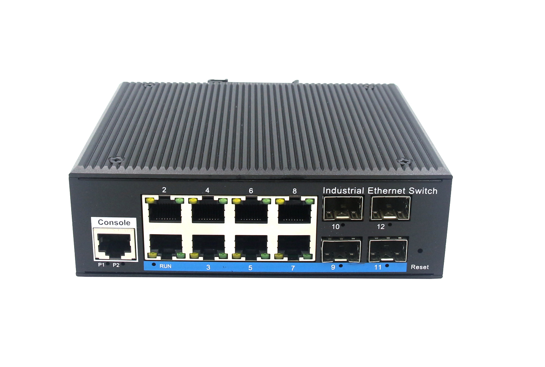 8-port 10/100/1000BASE-TX+4G SFP Managed Industrial PoE Switch