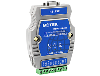 UOTEK Industrial RS-232 to RS-485/422 Converter with Isolation