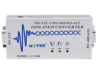 UOTEK Industrial RS-232 to RS-485/422 Converter with Isolation