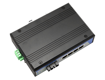UOTEK 4 10/100Base-TX Ethernet ports and 1 100Base- FX optical port Network Fiber Optic Transceiver