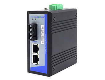 UOTEK 2-Port 100M Network Fiber Optic Transceiver