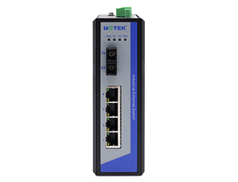 UOTEK 4-Port 100M Network Fiber Optic Transceiver
