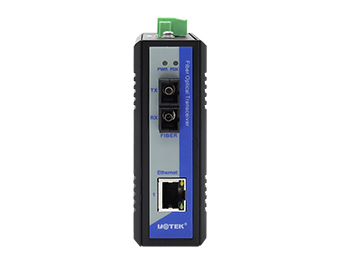UOTEK 10/100M 1 Fiber 1 Ethernet Port Industrial Switch