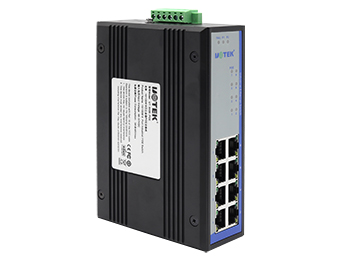 UT-6408-POE 8-Port Gigabit PoE+ Switch | 6000 Series Networking Solution for Surveillance & SMB