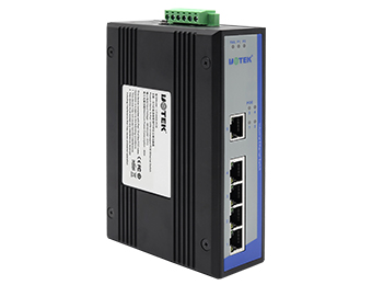 UOTEK 10/100M 5-Port POE Ethernet Swtich Model： UT-6405-POE
