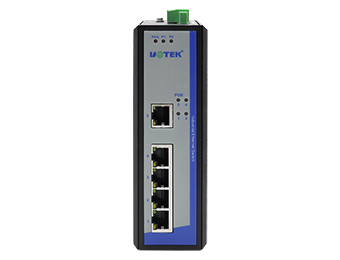 UOTEK 10/100M 5-Port POE Ethernet Swtich Model： UT-6405-POE
