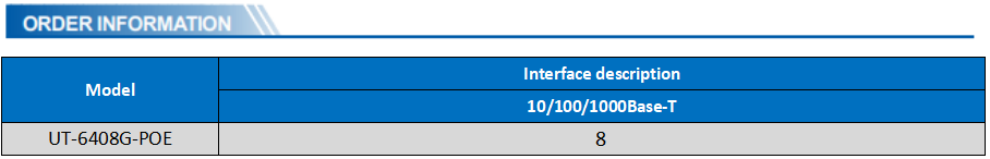 UOTEK Gigabit 8-Port POE Unmanaged Ethernet Switch