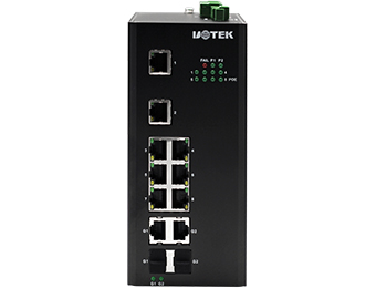 UT-6208-2GSFP-POE 8-Port Managed Gigabit PoE+ Switch | 2 SFP Slots | Layer 2 L2 Network