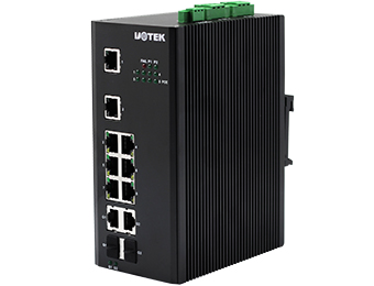 UOTEK 8+2G Combo POE Ethernet Switch