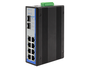 UOTEK 10-port managed gigabit POE ethernet switch
