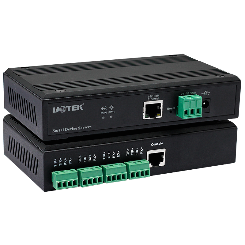 UOTEK UT-6804MT-I 10/100M to 4 Ports RS485/422 Serial Device Server